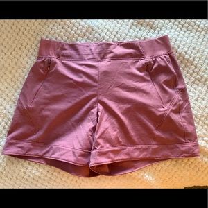 Pink Carrie underwood athletic shorts